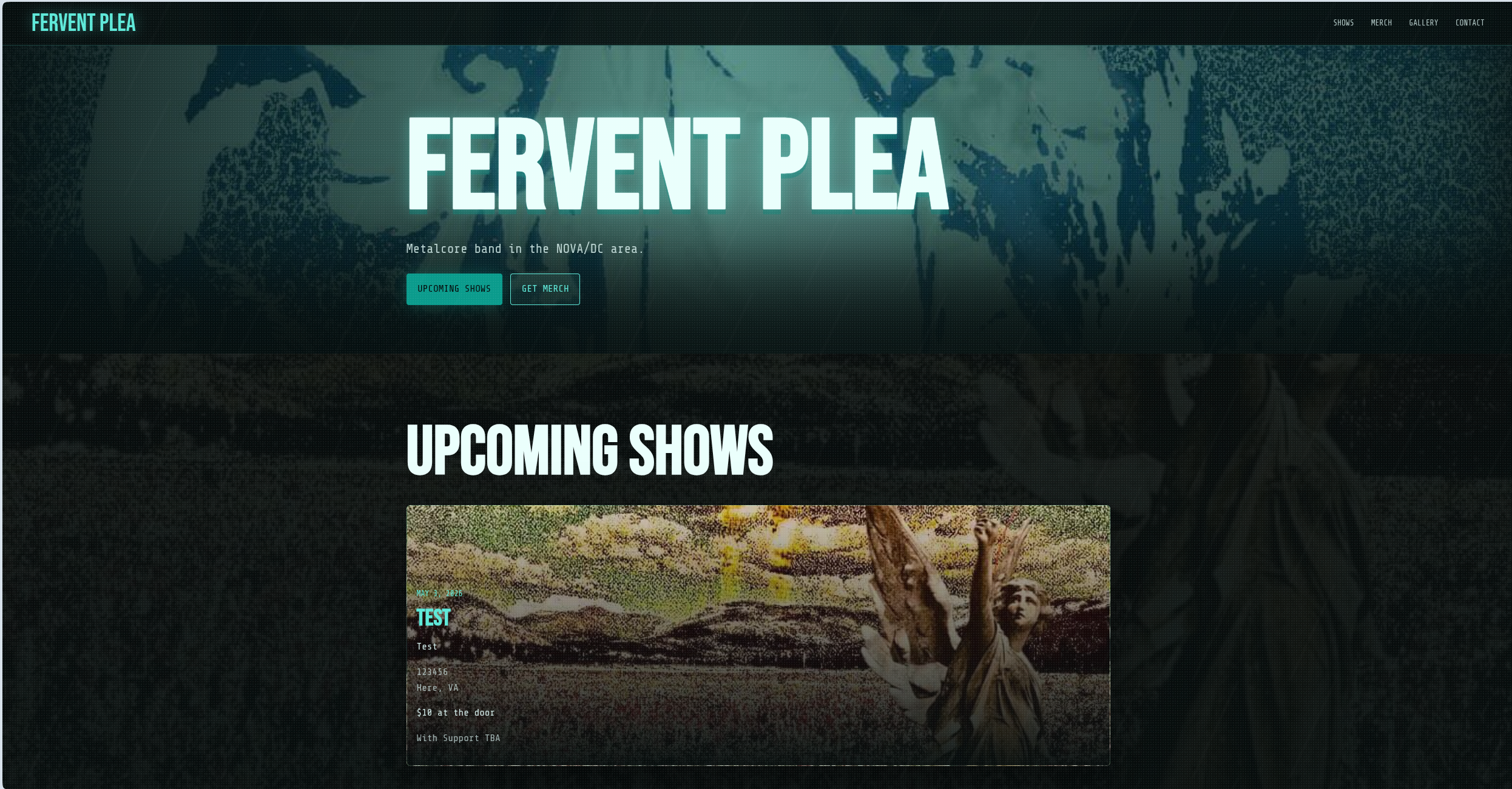 Screenshot of ferventplea.com